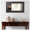 ArtToFrames 11x14 inch Diploma Frame with 5x7 Inch Image Opening and Tassel Opening - Framed with Black and Gold Mats, Comes with Regular Acrylic and Sawtooth Hanger for Wall Hanging (DIT-11x14)